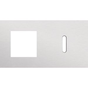 Afdekplaat 2-voud horiz. 71mm centerafst. 155-56806