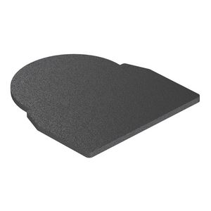 Rubber onderlegger voor ISS 110100R 111x101x4 Gummi zwartz