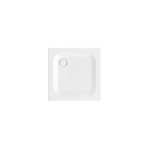 Douchebak geglazuurd staal BetteUltra 850x850x25mm wit AS antislip Sense afvoer Ø90mm