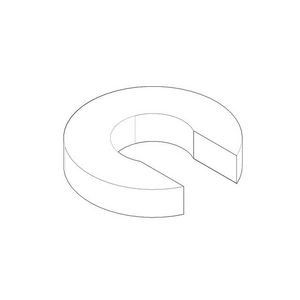 Schijf 12,60x6,00x2,4mm 09301108790
