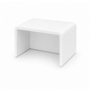 Zak a 2st. eindstuk 10X10mm wit