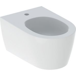 Wandbidet met kraangat verborgen overloop mat wit ONE incl. clou-sifon + geluidisolatieset