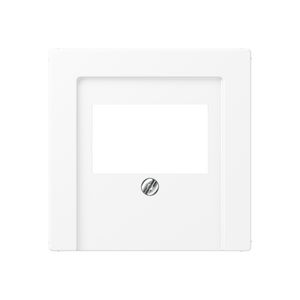 Centraalplaat TAE 1-voudig opbouw mat wit IP2X