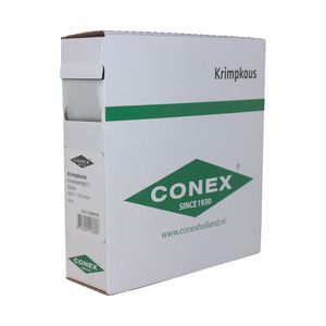 Krimpkous 1,2mm naar 0,6mm transparant rol 15mtr.