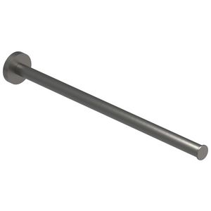 Handdoekrek vast 1-lids 38cm geborsteld metal black PVD