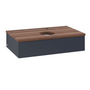 Wastafelonderkast Antao 800x190x500mm Mid.Blue Matt Lacquer L08052HG
