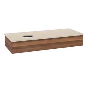 Wastafelonderkast Antao 1200x190x500mm Warm Walnut L11053HM