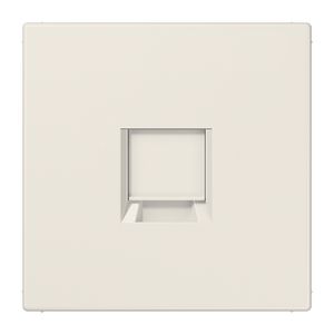 Afdekking LS990 wit voor mod.jack 1-voudig