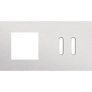 Afdekplaat 2-voud horiz. 71mm centerafst. 155-56808