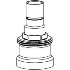 Spindelverlenging 20mm messing vernikkeld tbv RTL-kop Multibox Eclipse