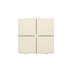 4-voudig drukknop Home Control cream