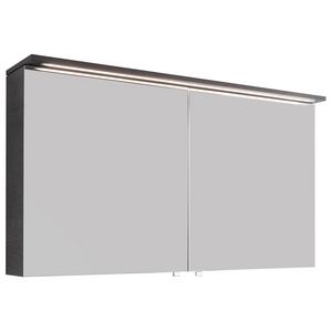 Verlichtingsluifel LED voor op spiegelkast 100cm donkere eik