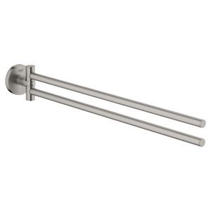 Start Handdoekhouder 2-Lids Supersteel