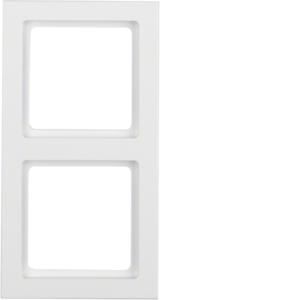 Afdekraam 2-v berker Q.3 polarwit soft-finish