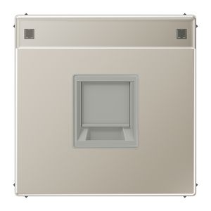 Afdekking edelst.voor mod.jack 1-voudig LS