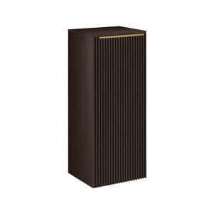 Kolomkast halfhoog WOOD 35cm H=102cm deur links greep type M2 donkere eik