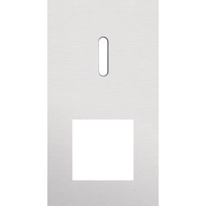 Afdekplaat 2-voud vertic. 71mm centerafst 155-56855