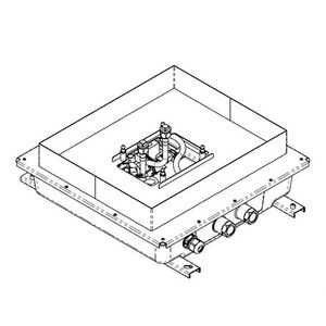 Plafondinbouwkast voor plafondinbouw met licht