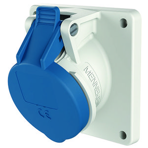 Inbouwwandcontactdoos 16A 3-polig  6H 230V IP44 schuin
