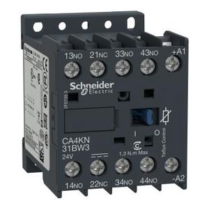 Hulpcontactor 3M+1V <=690V Stuurspanning 24V DC Schro K