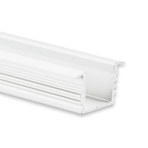 LED profiel PL3 L=2mtr. hoog/vleugel wit RAL9010