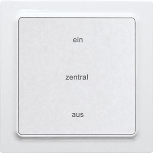 Draadloze EnOcean 2-kanaals pulsdrukker,E-Design,55x55