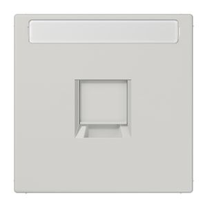 Afdekking LS990 li.grijs.v.mod.jack 1-voudig.