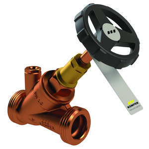 WESER stopkraan met aftapstop buitendraad DN25