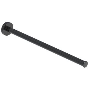 Handdoekrek vast 1-lids 38cm zwart chroom