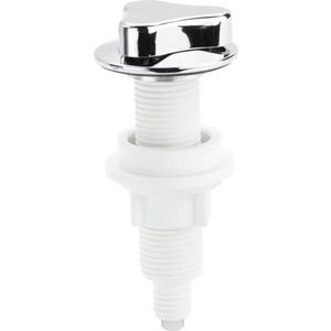 713911 draaibevestiging kunststof verchroomd