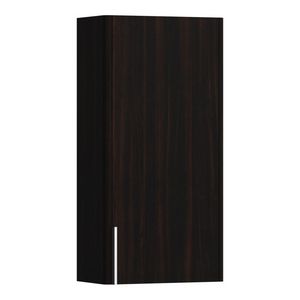 Halfh. kast 700x350mm zijk. afger. scharnierz. r donker iep