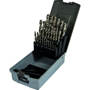 Gereedschapset HSS geslepen 1-13mm