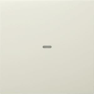 Drukknopmodule afdekking 1-v voor berker S/B wit