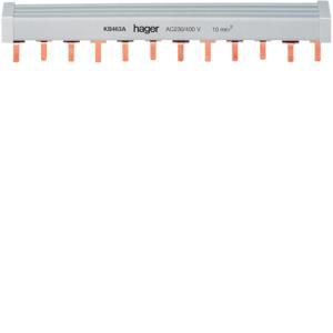 Doorverbindingsrail / kamrail stift 4P voor 3 Automaten 4P 63A