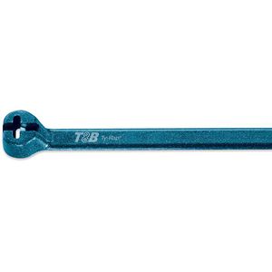 Kabelbinder RVS lip TY-RAP 186x4,8mm detecteer blauw VVE=100