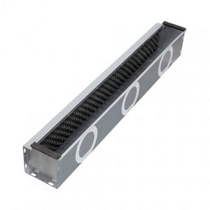 Akoestische diffusor aansluitd. 1/2 sleuv. 1000mm Ø125mm
