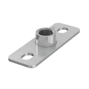 Bevestigingsplaat / grondplaat RTG 1/2"-120x40mm
