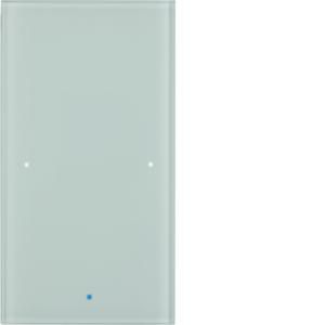 Tastsensor KNX-touch 1-v berker TS Sensor glas polarwit