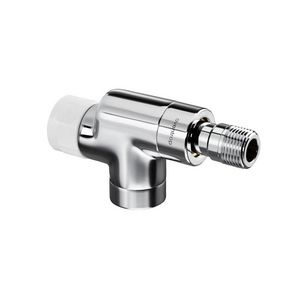 Radiatorafsluiter thermostatisch E axiaal 1/2" chroom