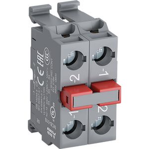 Contactblok voor bodemmontage 2 nc