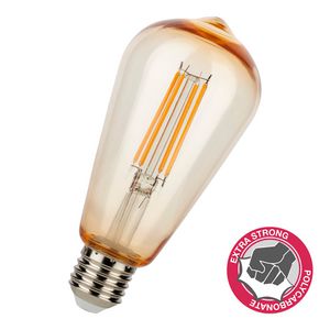 LED-lamp ST64 FIL Safe E27 4W (32W) 360lm 922 PC goud