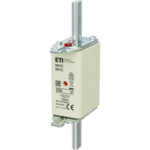 Zekering 500V 25A NH1 C gG VVE=3