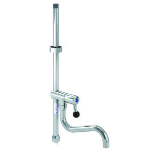 Voorspoelkolom kort F3/4" met getrokken uitloop draaibaar