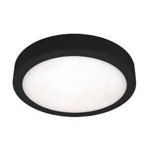 Moon CCT rond Ø145mm-8W-750 Lumen-zwart-opbouw-IP54