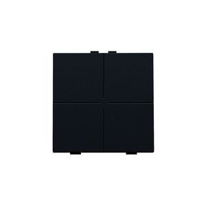 4-voudig drukknop Home Control black coated