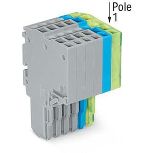 2-draads FE steker 1,5mm² 2020-206/000-038 VVE=25