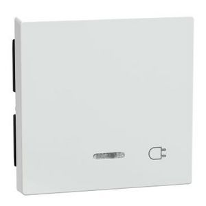 Rocker w. indicator window & Socket-outl. active white gloss