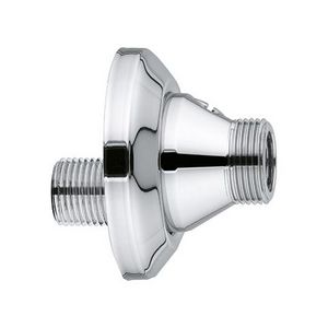 Afsluitbare s-koppeling p/stuk chroom Kludi