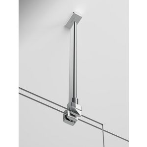 Plafondaansluiting zilver hoogglans