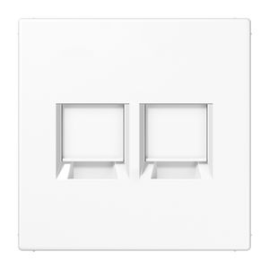 Afdekking LS990 a.wit.v.mod.jack 2-voudig.